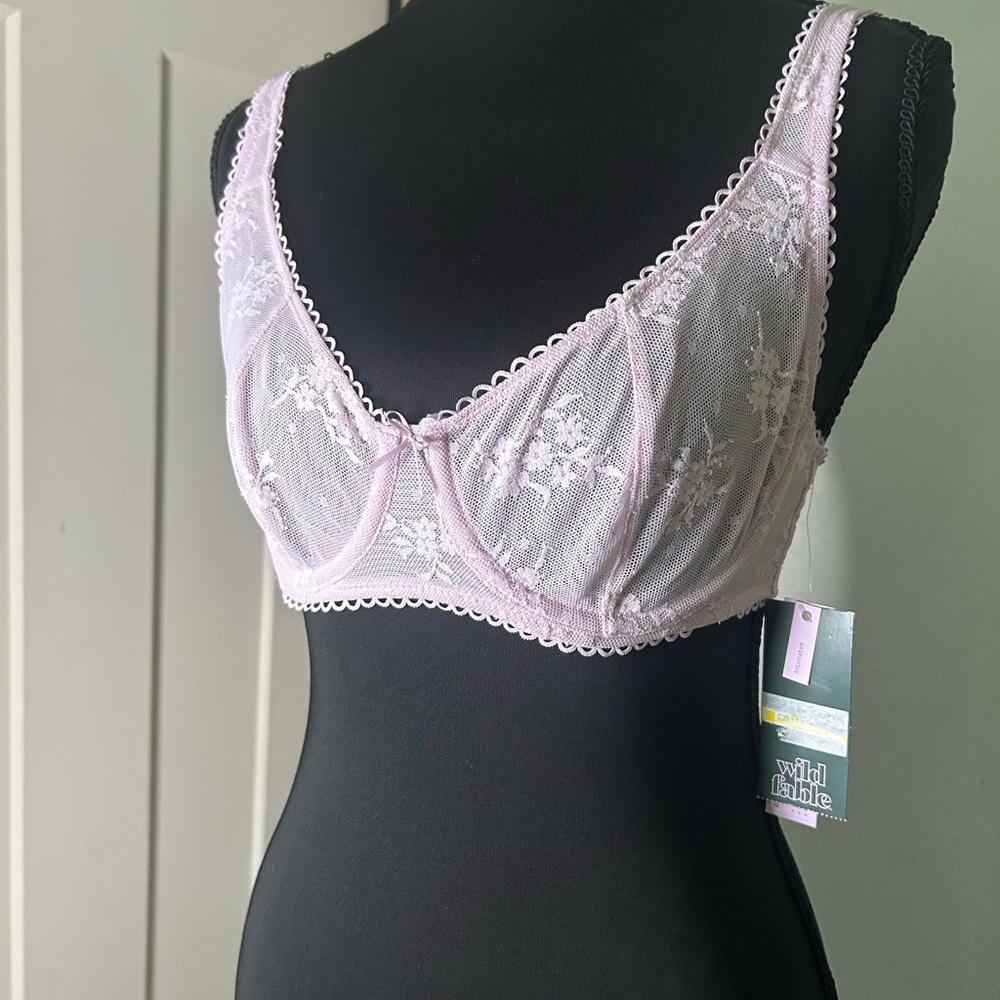 NWT Wild Fable Lavender Lace Underwire Bra 34B